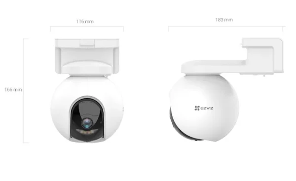 CS-CB8 (3MP) Battery-Powered Pan & Tilt Wi-Fi Camera - Image 2