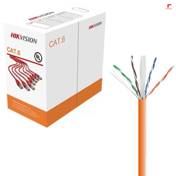 Hikvision DS-1LN6U-SC0 Pure Copper CAT6 Cable