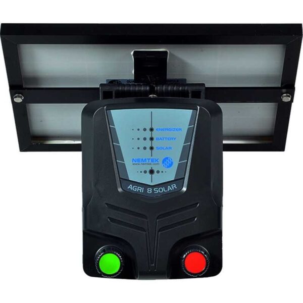 Nemtek Agri Energizer  Agri 8 Solar 10 Watt Energizer + Inter. Battery