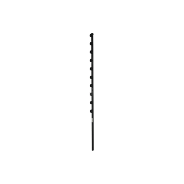 Nemtek Fence Pole - 10Line Square Tube Straight Black