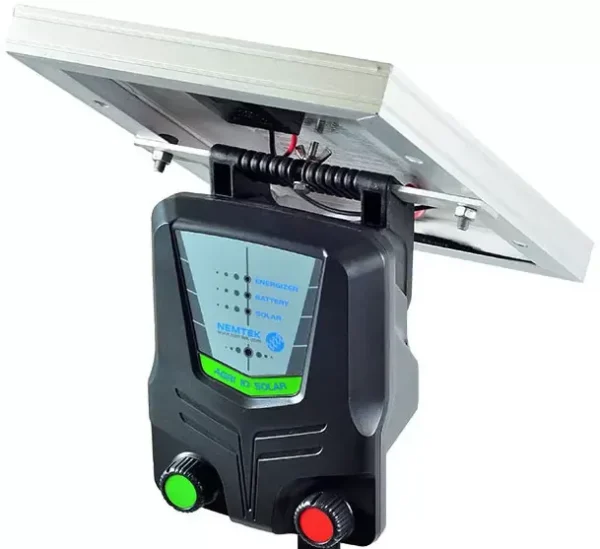 Nemtek Agri Energizer   Agri 25 Solar Energizer with 20W Solar Panel