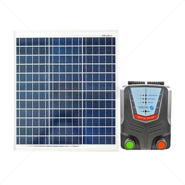 Nemtek Agri Energizer  Agri 50 Solar Energizer with 40W Solar Panel